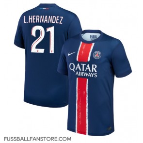 Paris Saint-Germain Lucas Hernandez #21 Replik Heimtrikot 2024-25 Kurzarm